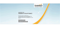 Desktop Screenshot of fr.krannich-solar.com
