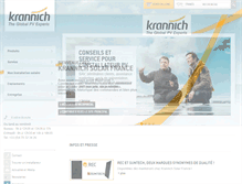 Tablet Screenshot of fr.krannich-solar.com