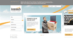 Desktop Screenshot of it.krannich-solar.com