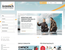 Tablet Screenshot of it.krannich-solar.com